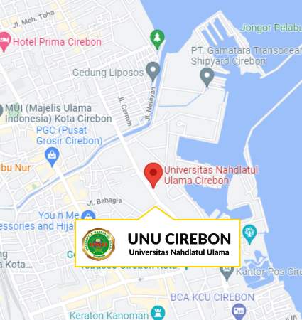 Peta & Lokasi Kampus UNU Cirebon Blended Nomor